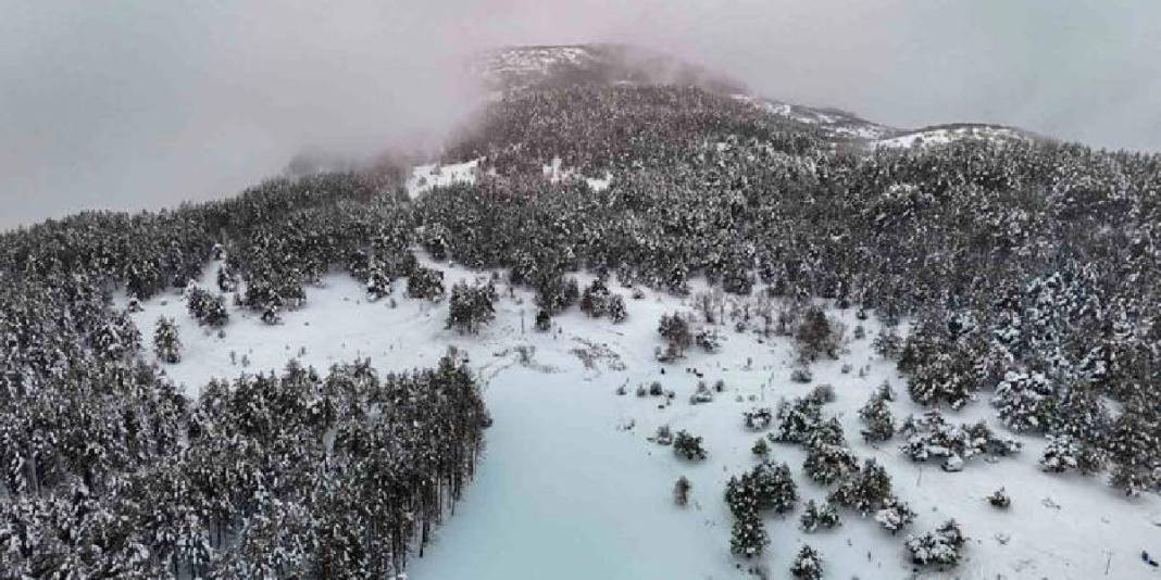 Kış tatilinin yeni rotası Başkent oldu! Uludağ gitti Işık Dağı geldi: Beyaz örtüye doyum olmadı 1